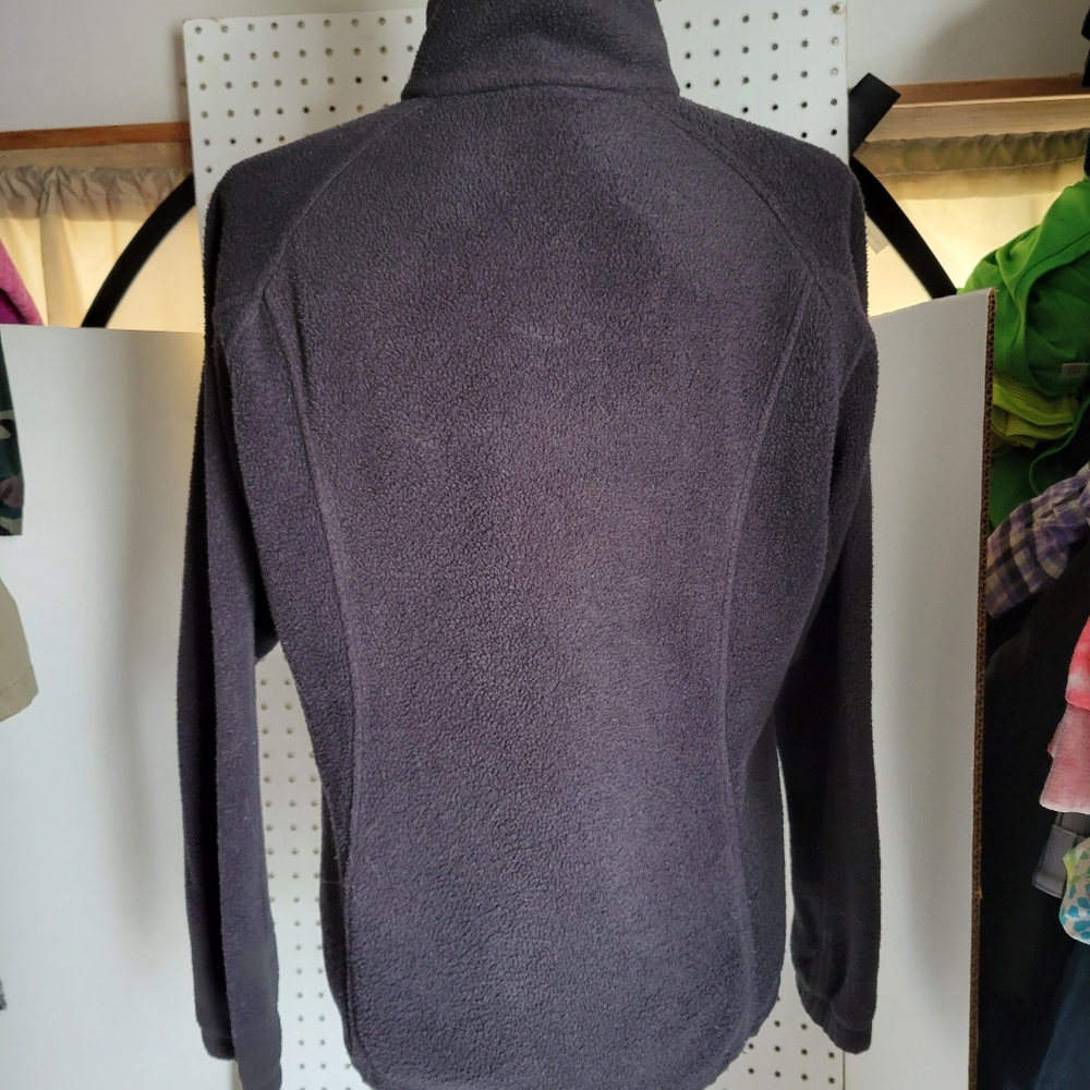 Columbia size L black‎ fleece zip up jacket - Picture 2 of 4